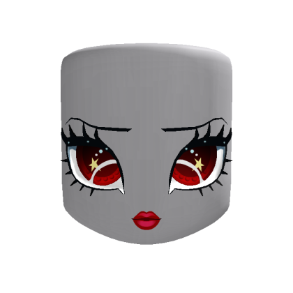 red alien novi star doll head