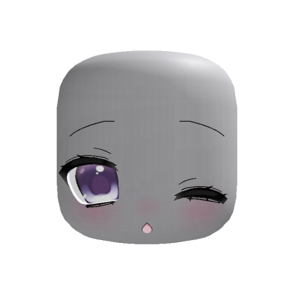 (animated) cute winking moe eyes in purple