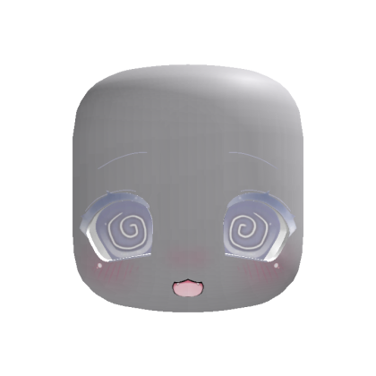 (Animated) Light Brown Cute Chibi Dizzy Face