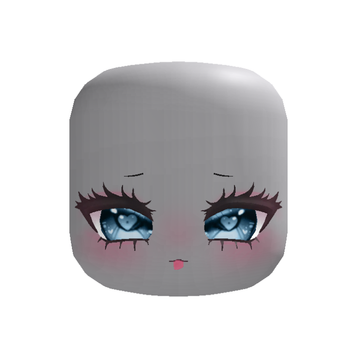 (Animated) Cute Blue Hearts Cat Dolly Eyes ୨ৎ °.