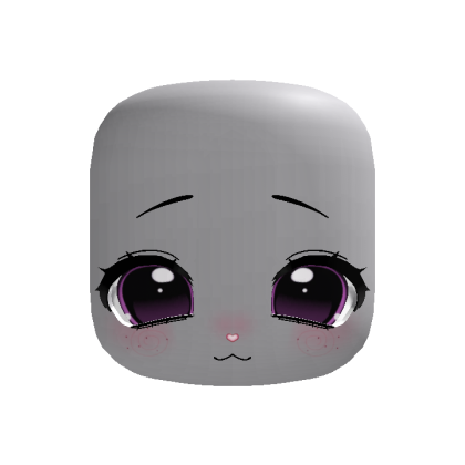 (animated) cute moe puppy eyes in blue