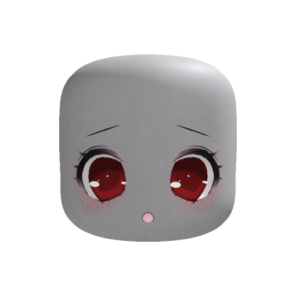 adorb suprised anime eyes open red thumbnail