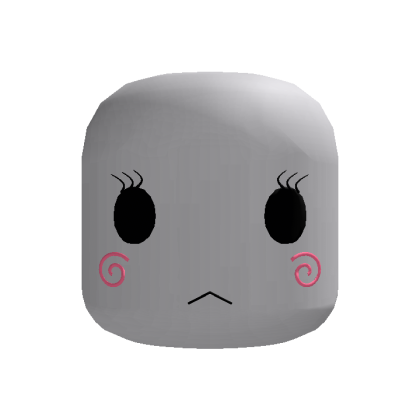 Whimsy Mochi doll Worry Pout swirls face