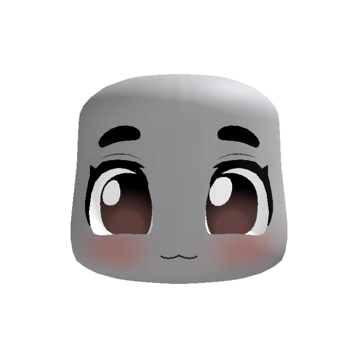 Animated Cutecore Chibi Face [ Following Eyes ]