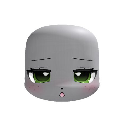 cute kawaii kigurumi puppy mutt face green