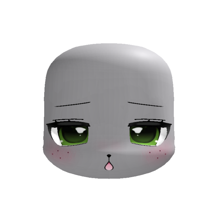 cute kawaii kigurumi puppy mutt face green