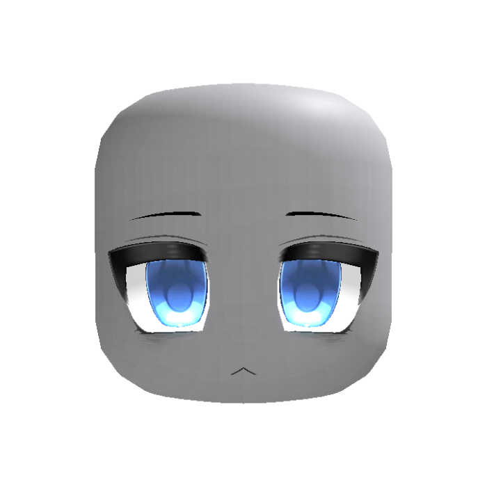 (Glowing) Blue Cute Anime Eyes