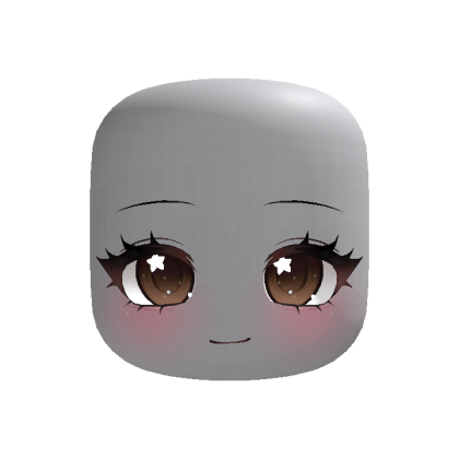 (ANIMATED) brown kawaii heart chibi face