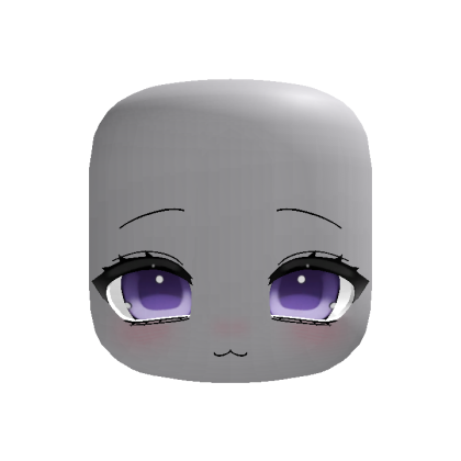 relaxed anime moe eyes in purple (animated)