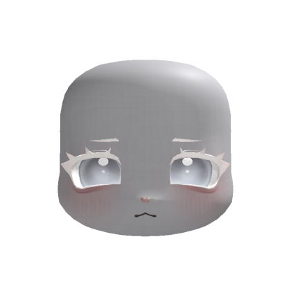 (animated) blue albino kigurumi pout puppy eyes