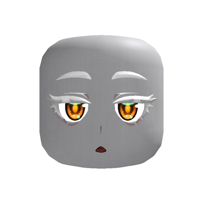 Albino Ifrita Kawaii Face Orange