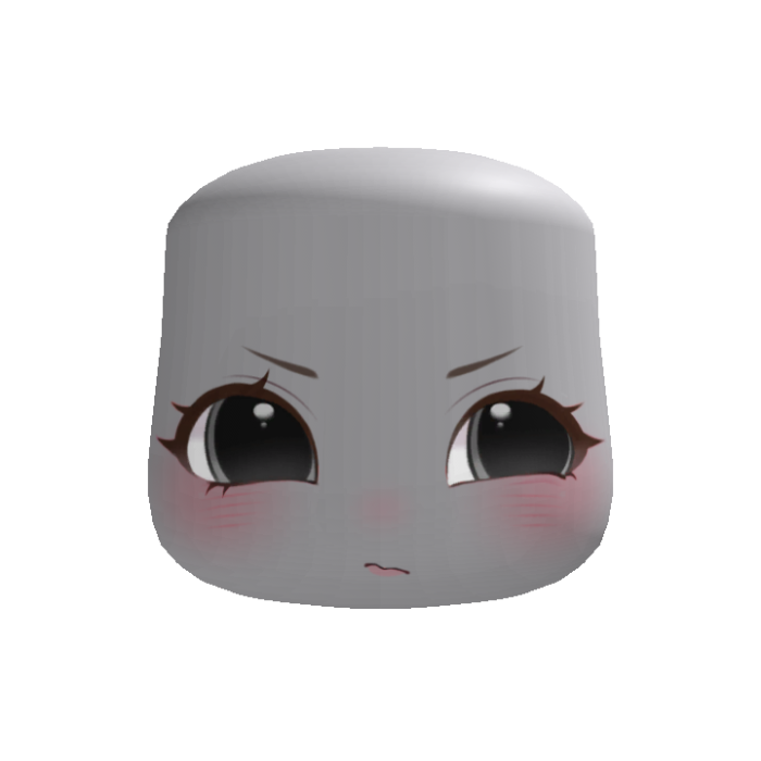 💢Cute Angry Girl Face Black Eyes