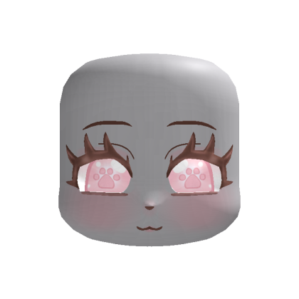 ♡ kitty paw kigurumi face