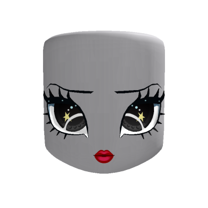 black alien novi star doll head