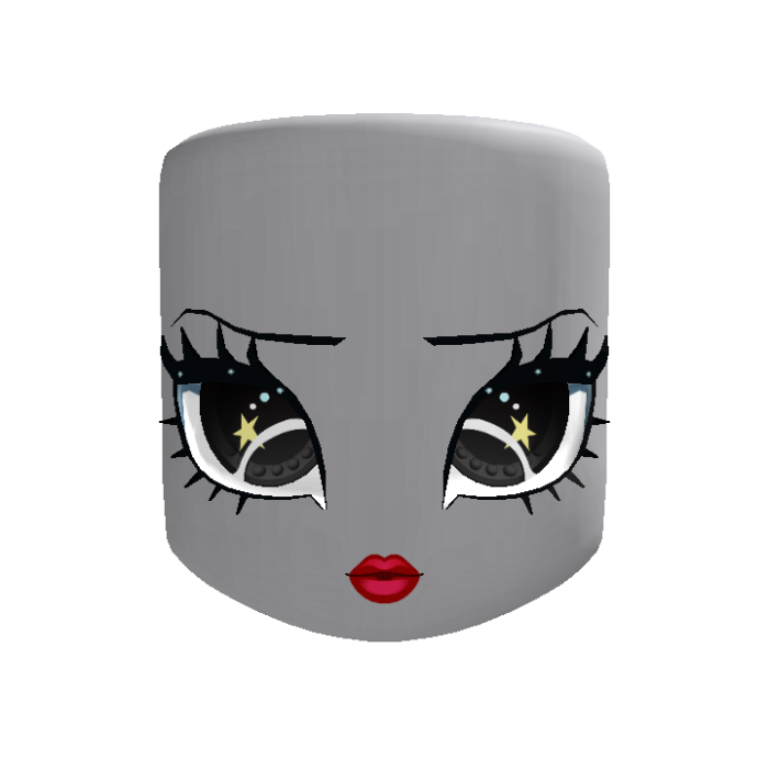 black alien novi star doll head