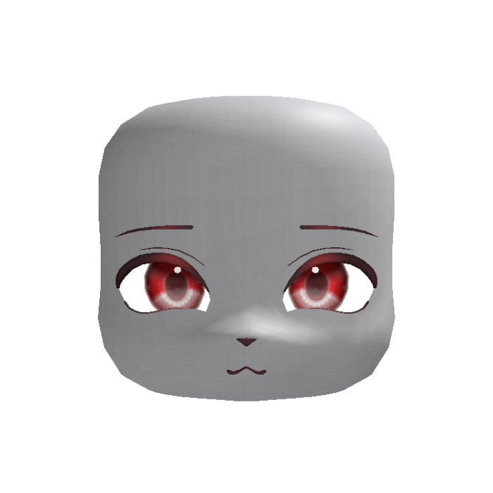 Red Cute Masc Kigurumi Furry Face