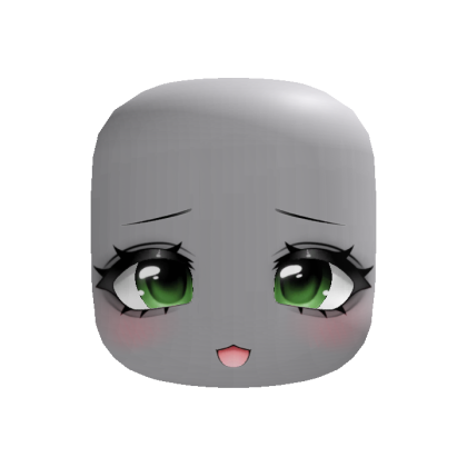 kawaii pleading puppy cute moe face green