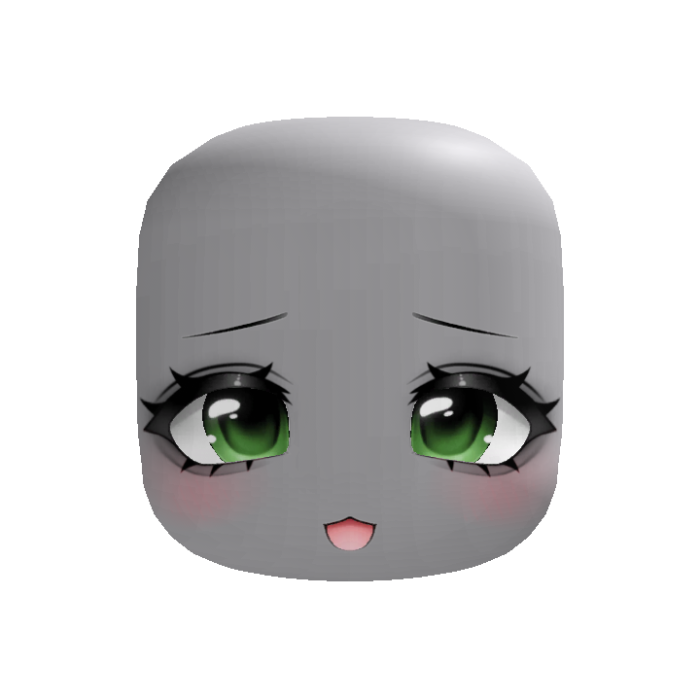 kawaii pleading puppy cute moe face green