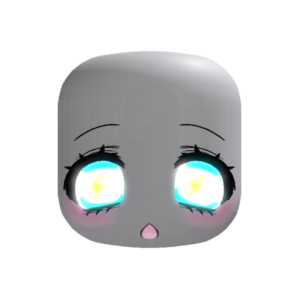 ♡ cute emissive animated clover blue dynamic head