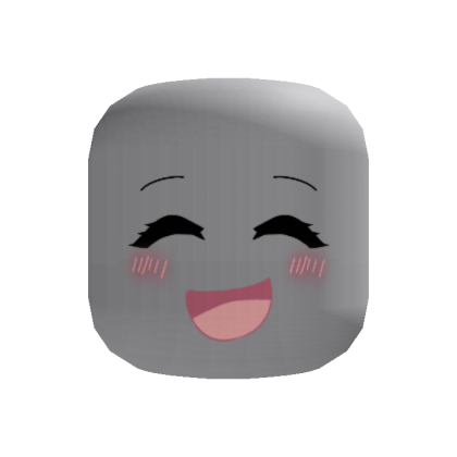Cute Happy Blush Anime Face - Roblox