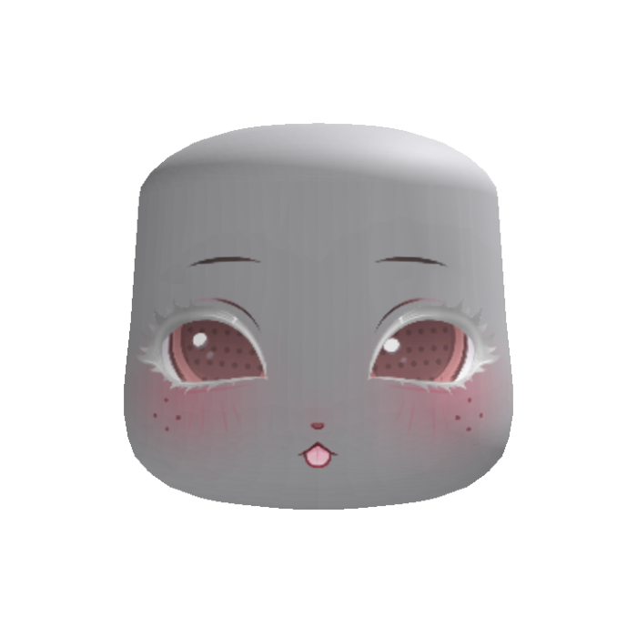 sweet kawaii moe bunny face (albino red)