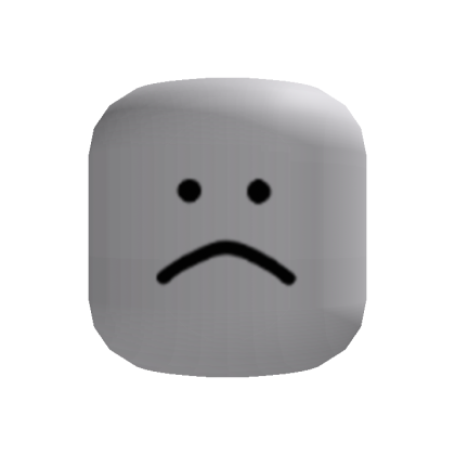Bighead Noob Frown - Roblox