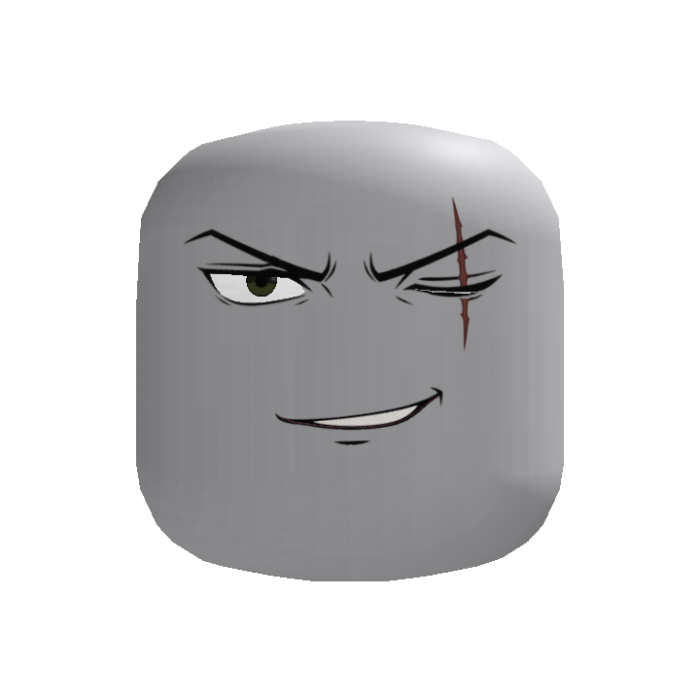 [Animated] One Eye Swordsman Anime Face