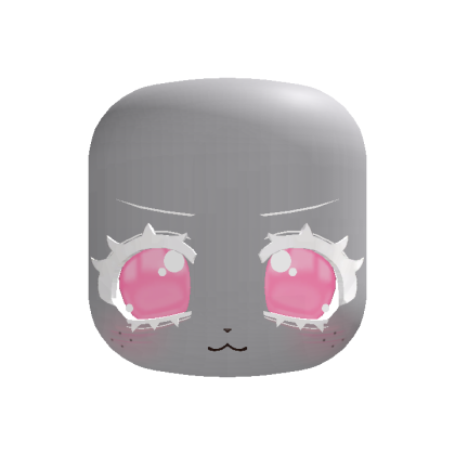 🐶 kawaii bashful puppy face in albino pink