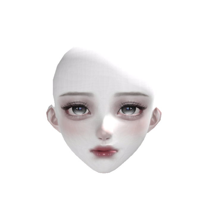 Soft Angel Doll Face - Gray eyes