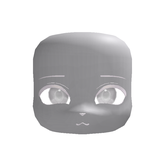 Albino White Cute Masc Kigurumi Furry Face