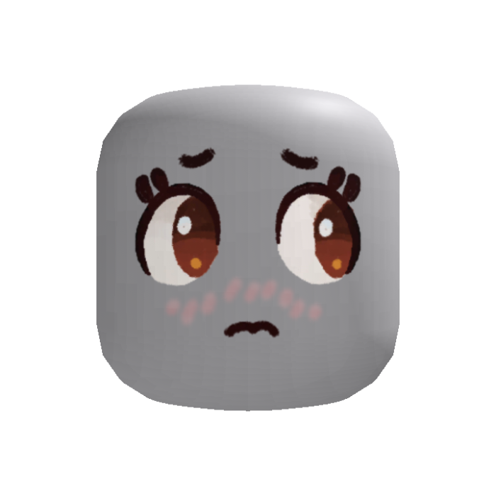 Worried Eyed Frown - Brown