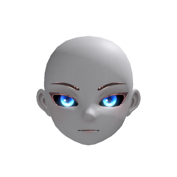 (Emissive) 😈Sharp Vemi Head - Blue Demon