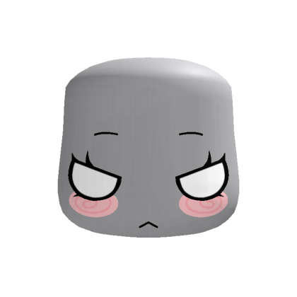 black angry mii chibi blush