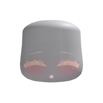 kawaii happy girly anime chibi face blonde