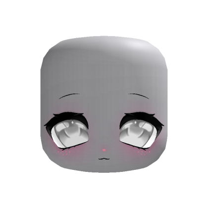 Cute Kawaii Doll Bunny Tech Face In White