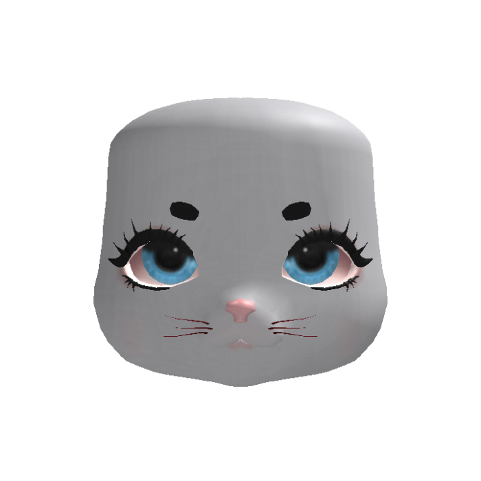 [Animated] Sweet Bunny Head Blue Eyes
