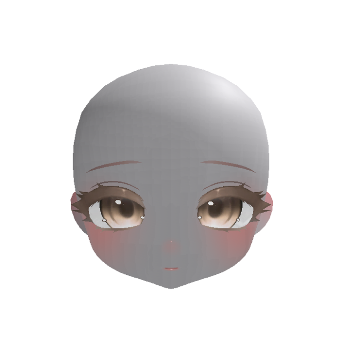 Shy Dreamy Anime Girl Face