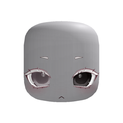(Animated) Brown & Black Cute Chibi Annoyed Face