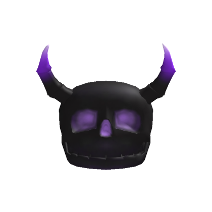 Korblox Skeleton Head Purple