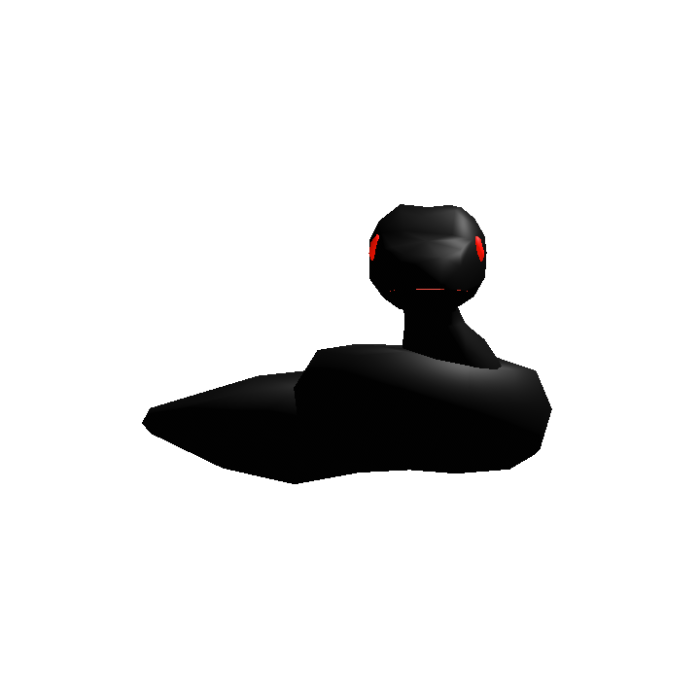 Black Cute Snake W Red Eyes