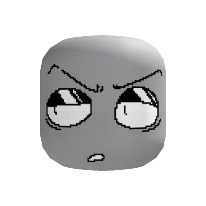 Confused Pixel Face - Roblox