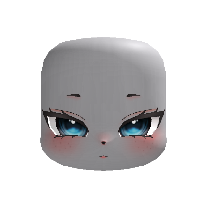 Cute Angelical Kigurumi Blue Foxy Face ୨ৎ °