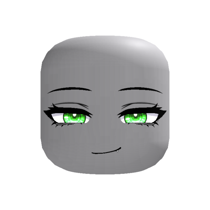 [ANIMATED] Smug Anime Girl Green Eyes