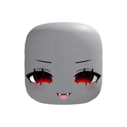 (Animasi) Wajah Vampir Dolly ♡ Mata Merah