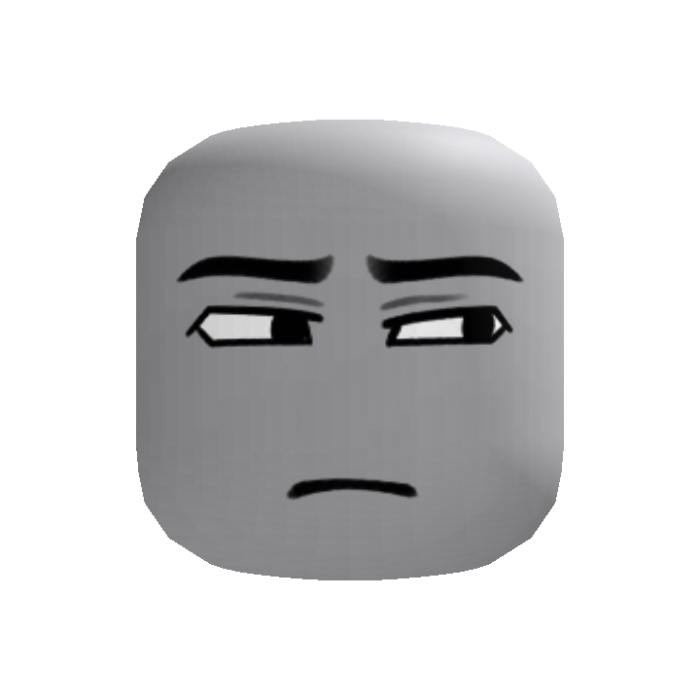 Serious Side Eye Man Face