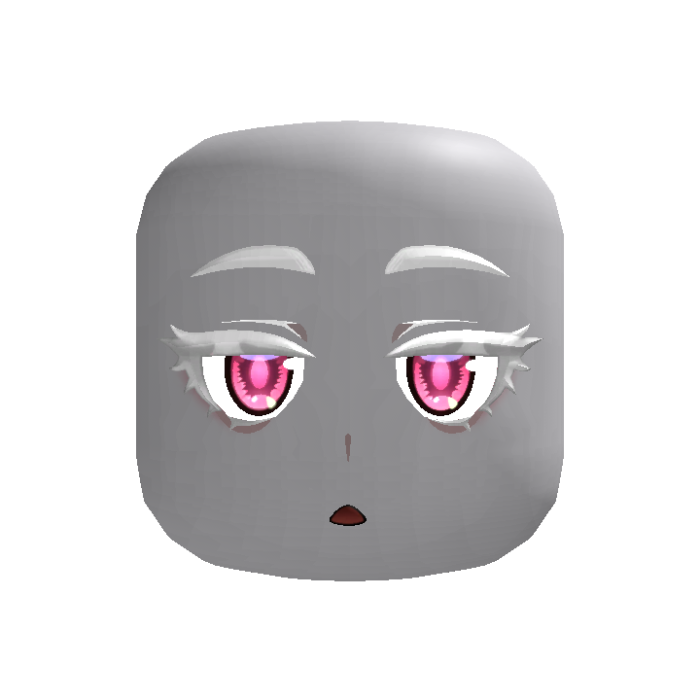 Albino Ifrita Kawaii Face Pink