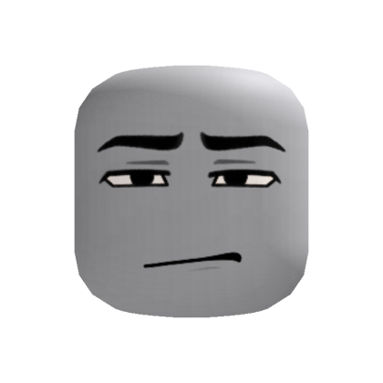 Quiet Frown Man Face