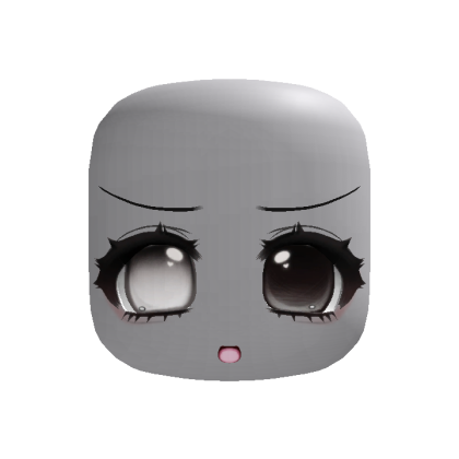 (Animated) Adorable Moe Black/White Excited Face