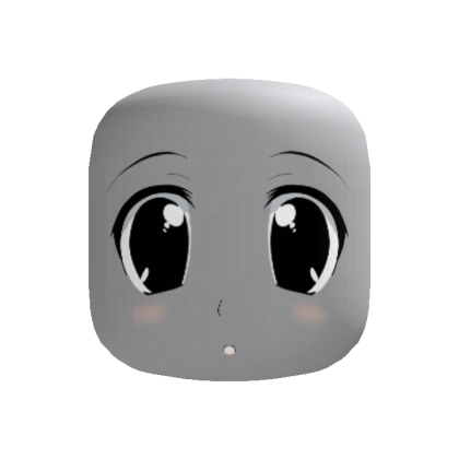 kawaii black moe 2000s face