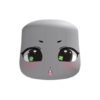 🍀 cutest clover kawaii face